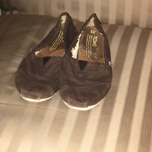 Toms Canvas Classic Brown Size 6 - Picture 3 of 3